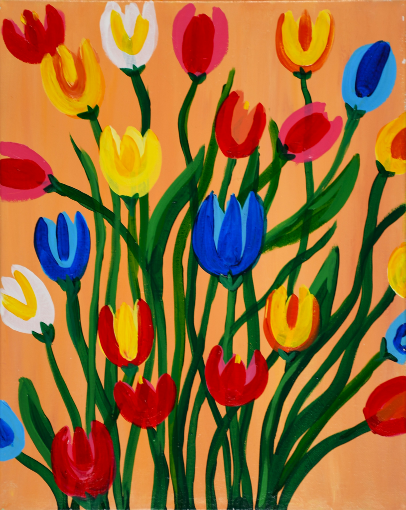 Maud Lewis Tulips